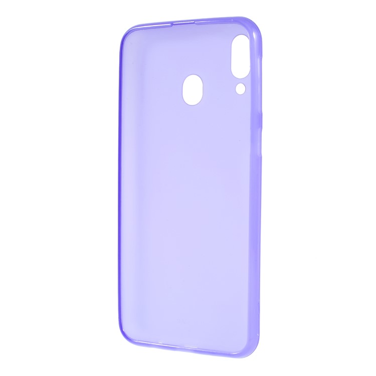 Double Sided Matte TPU Protection Cover Case for Samsung Galaxy M20 - Purple-3