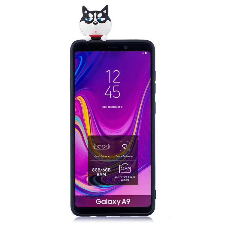 3D Cute Doll Pattern Printing TPU Case for Samsung Galaxy A9 (2018) / A9 Star Pro / A9s - Dog-6