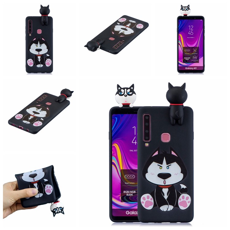 3D Cute Doll Pattern Printing TPU Case for Samsung Galaxy A9 (2018) / A9 Star Pro / A9s - Dog-7