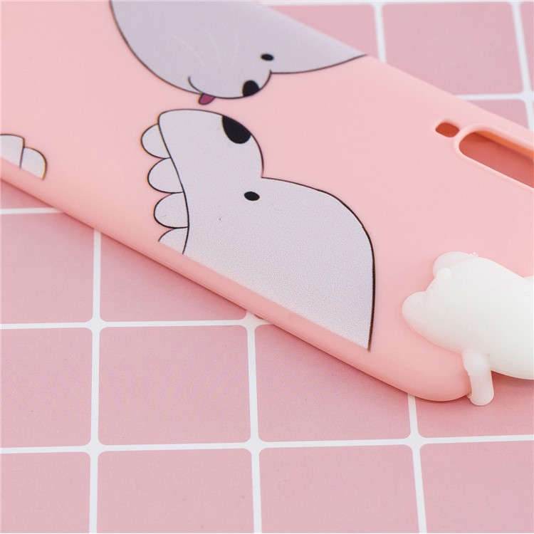 3D Cute Doll Pattern Printing TPU Back Case for Samsung Galaxy A70 - Bear-10