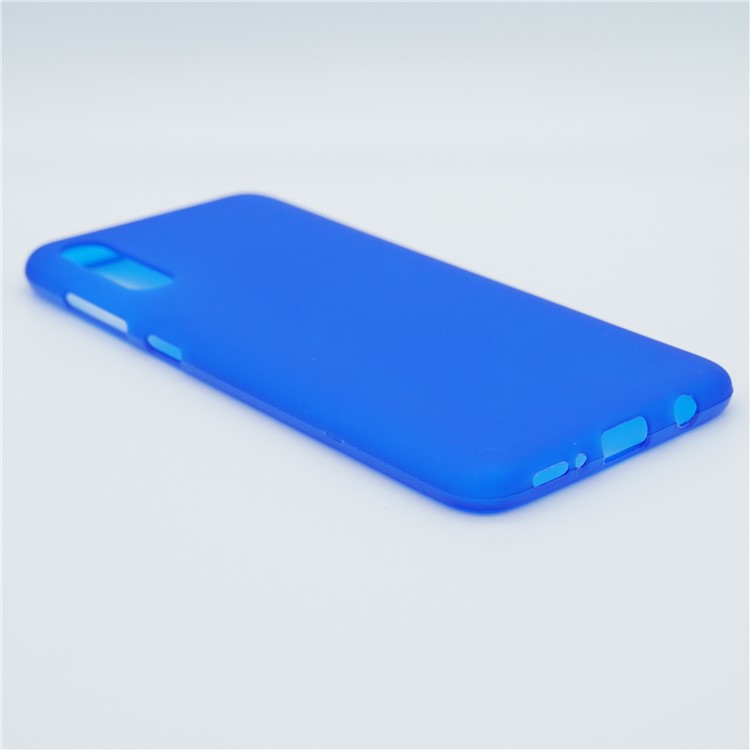 Double-sided Matte TPU Case for Samsung Galaxy A50 - Blue-5