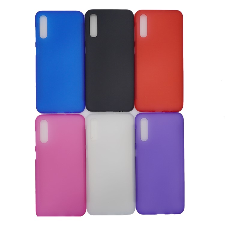 Double-sided Matte TPU Case for Samsung Galaxy A50 - Blue-6