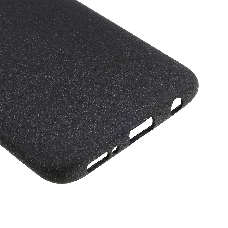 Caso De TPU Fosco Pele-toque Para Samsung Galaxy A40 - Preto-5