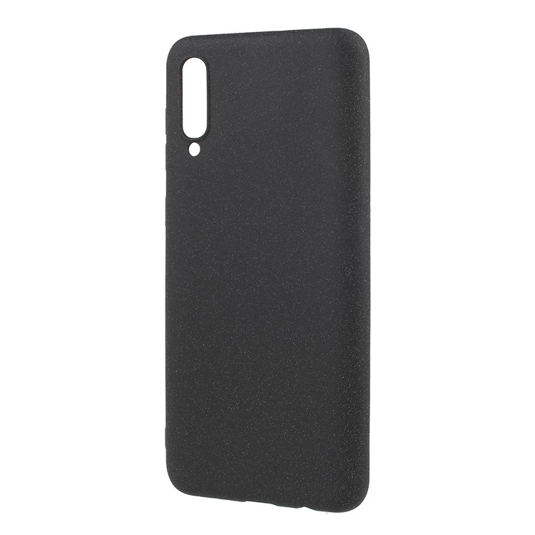 Caso De TPU Fosco Pele-toque Para A Galáxia De Samsung A50 - Preto-2