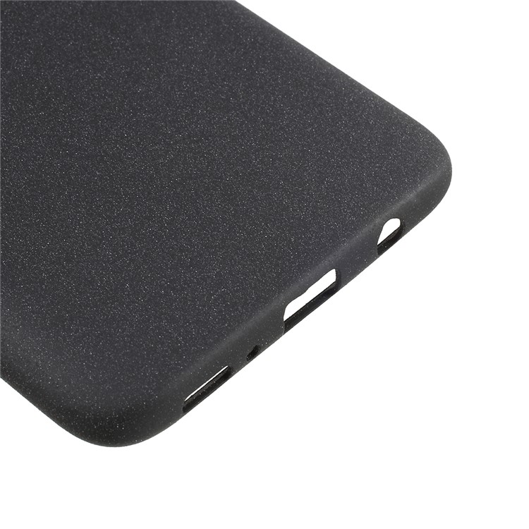 Caso De TPU Fosco Skin-touch Para Samsung Galaxy A70 - Preto-5