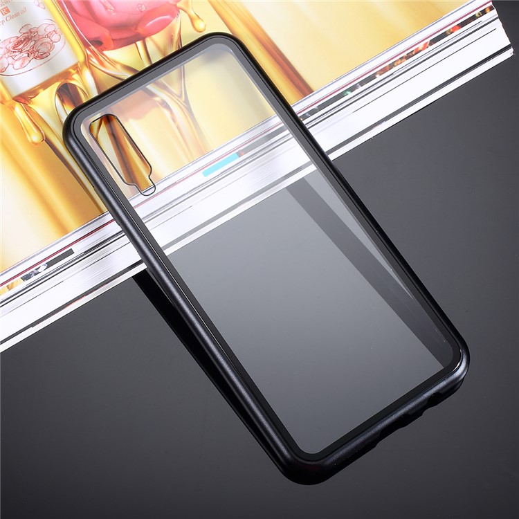 Embalagem Magnética Do Telefone De Vidro Moderado Da Atração Para A Galáxia A50 De Samsung - Preto-2