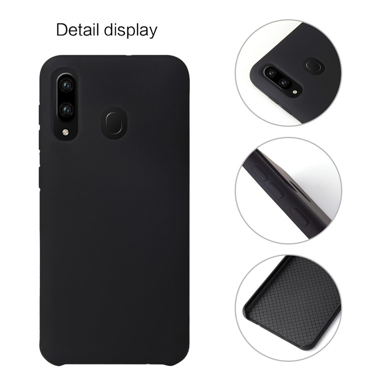 HOWMAK Rubberized Silky TPU Gel Cover for Samsung Galaxy M20 - Black-2