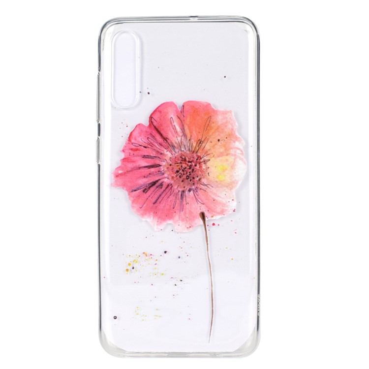 Padrão De Impressão TPU Soft Case Capa Para Samsung Galaxy A70 - Flor-2