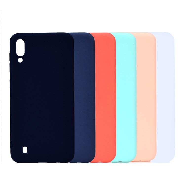 Soft Frosted TPU Mobile Case for Samsung Galaxy M10 - Black-8