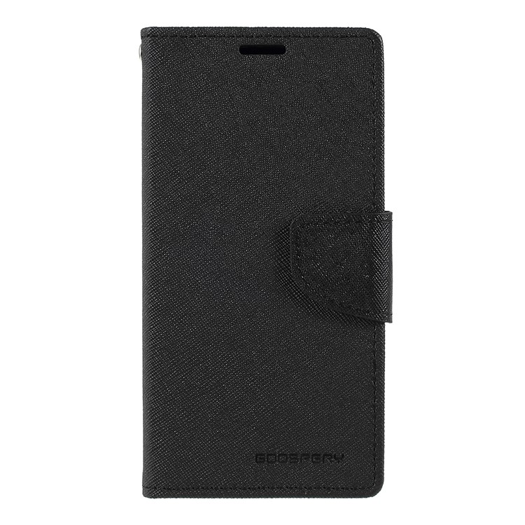 MERCURY GOOSPERY Leather Wallet Case for Samsung Galaxy A40 - Black-3