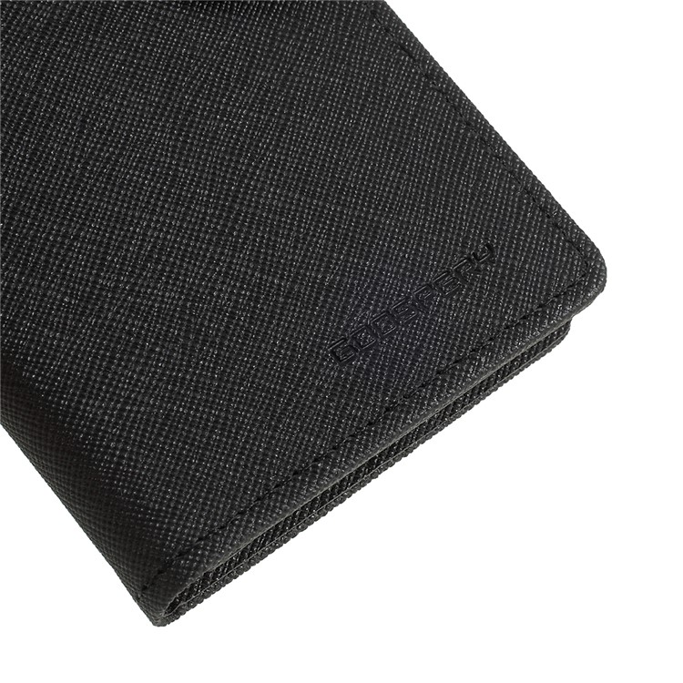MERCURY GOOSPERY Leather Wallet Case for Samsung Galaxy A40 - Black-4