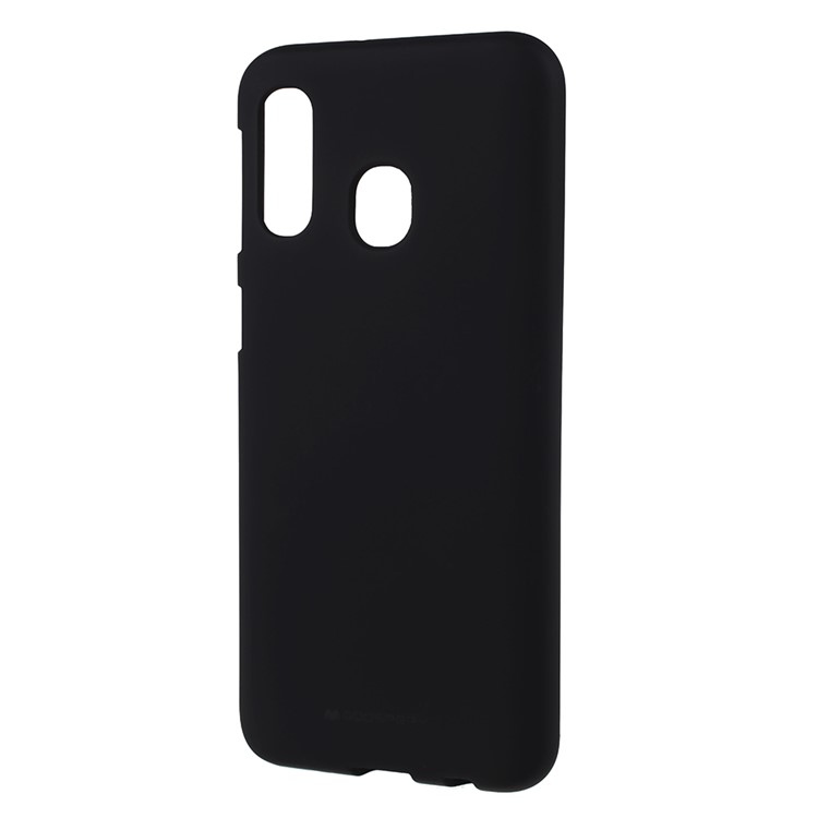 MERCURY GOOSPERY Matte TPU Mobile Phone Shell for Samsung Galaxy A40 - Black-2