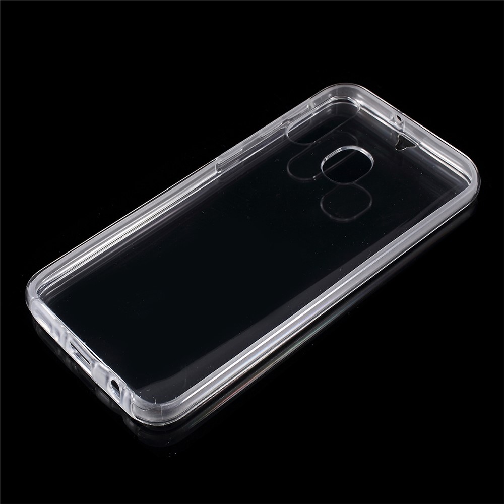 Shockproof Clear PC+TPU Phone Case Cover for Samsung Galaxy A40-3