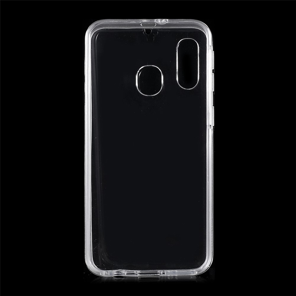 Shockproof Clear PC+TPU Phone Case Cover for Samsung Galaxy A40-4