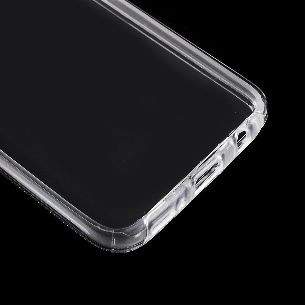 Shockproof Clear PC+TPU Phone Case Cover for Samsung Galaxy A40-6