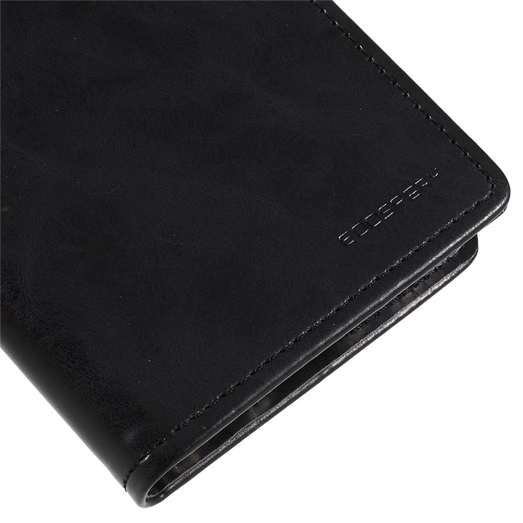 MERCURY GOOSPERY Blue Moon Wallet Leather Mobile Cover for Samsung Galaxy A10 - Black-4