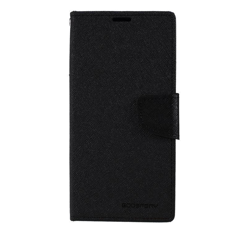 MERCURY GOOSPERY Fancy Diary Leather Wallet Case for Samsung Galaxy A20/A30 - Black-3