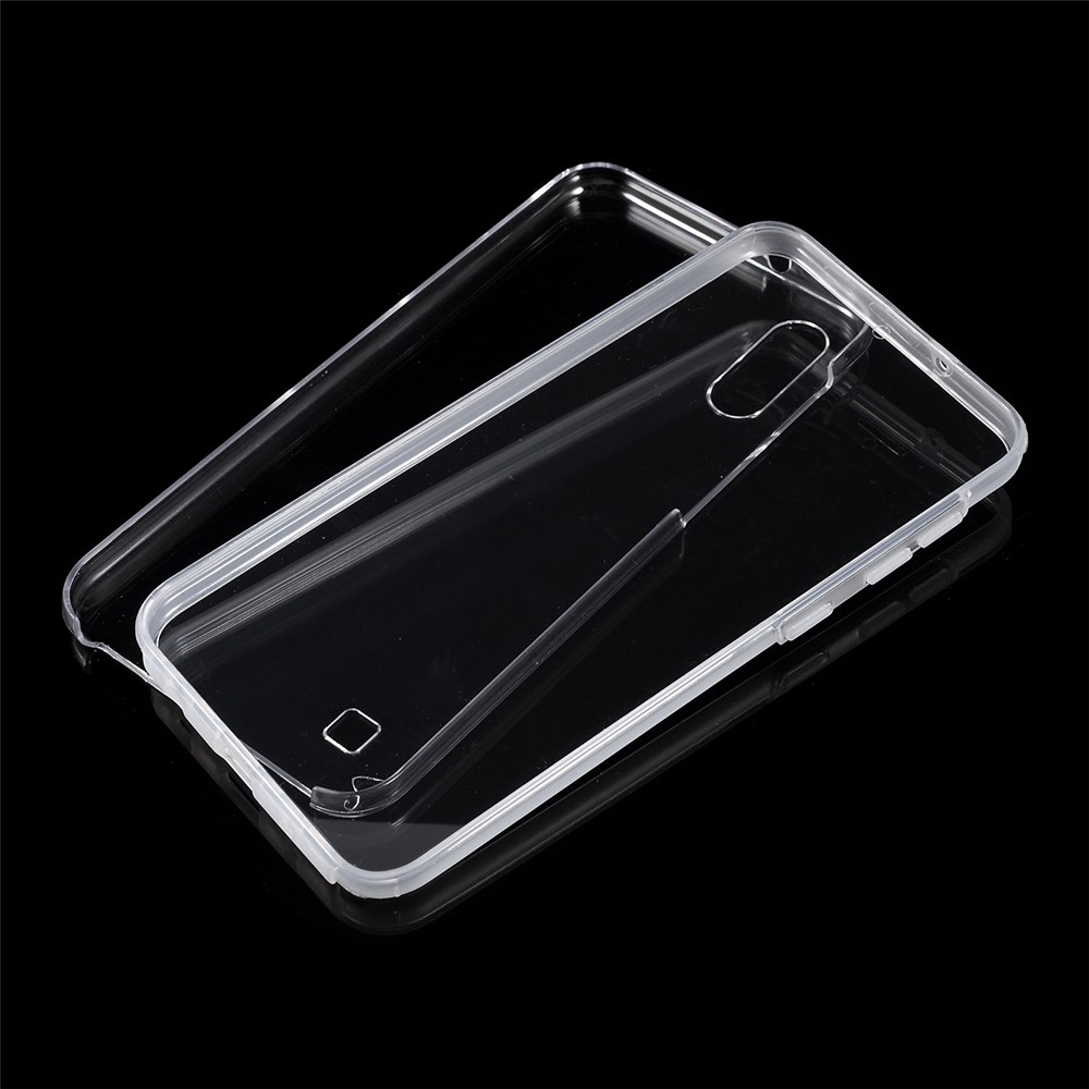 Transparent TPU+PC Detachable 2-in-1 All-wrapped Phone Case for Samsung Galaxy M10 / Galaxy A10-1