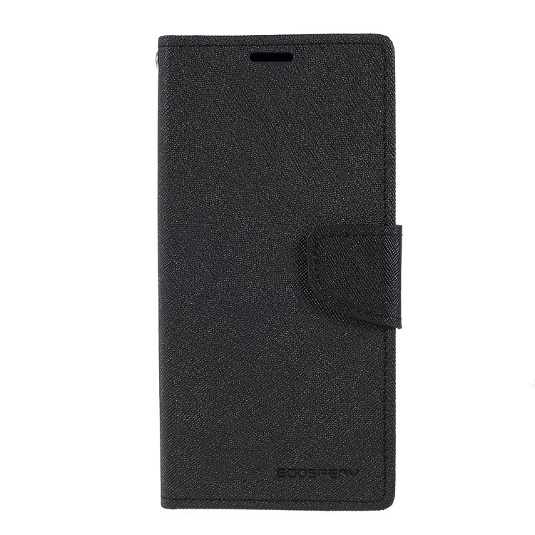 MERCURY GOOSPERY Leather Wallet Case for Samsung Galaxy A10 - Black-3