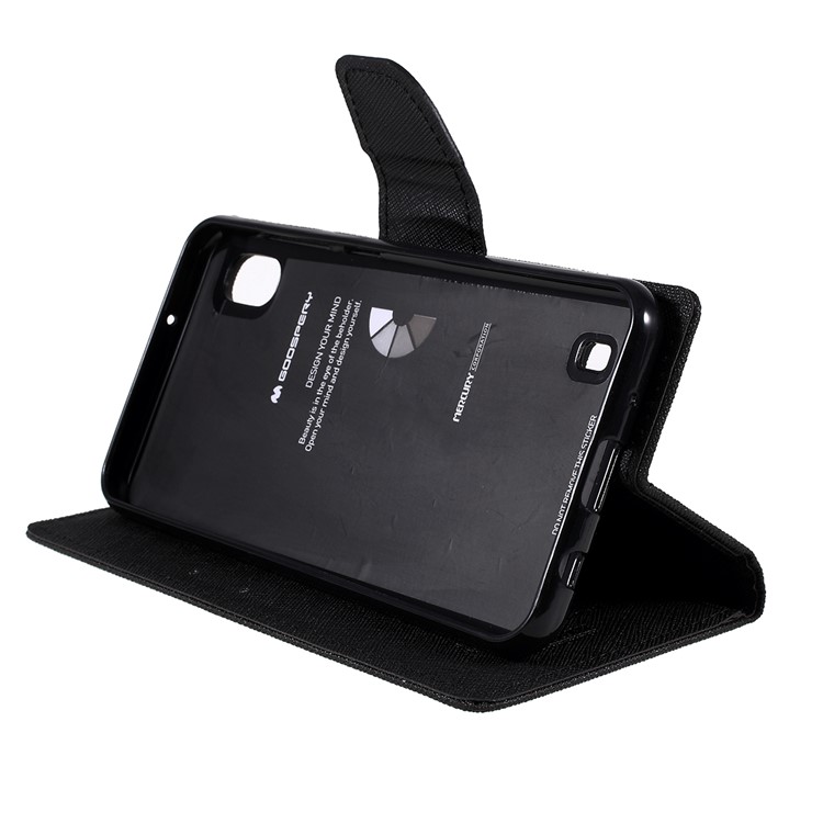MERCURY GOOSPERY Leather Wallet Case for Samsung Galaxy A10 - Black-7