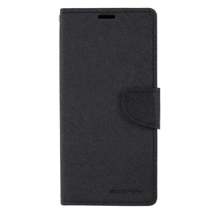 MERCURY GOOSPERY Leather Wallet Case for Samsung Galaxy A70 - Black-3