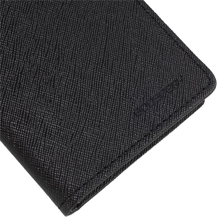 MERCURY GOOSPERY Leather Wallet Case for Samsung Galaxy A70 - Black-4