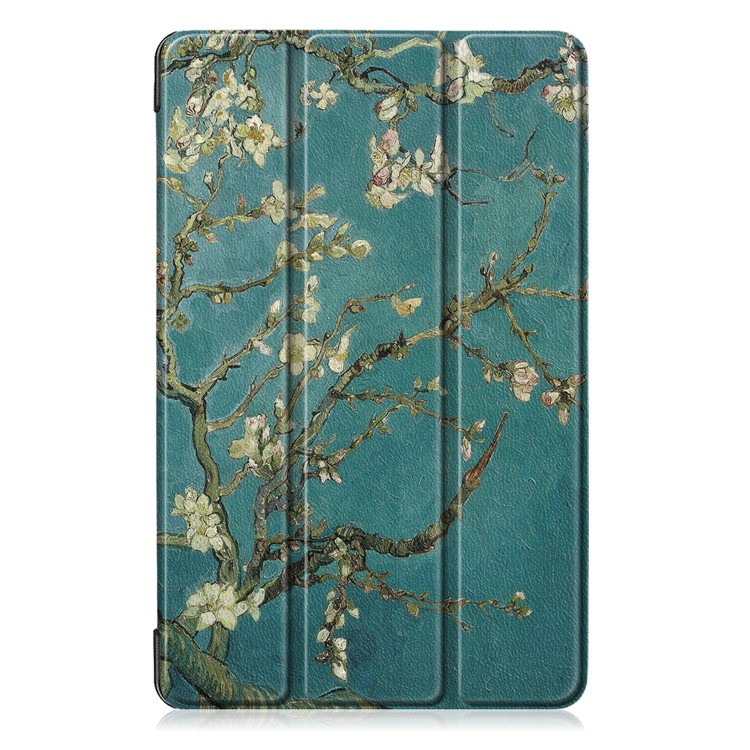 Pattern Printing Tri-fold Stand Leather Tablet Cover for Samsung Galaxy Tab A 10.1 (2019) T515/T510 - Wintersweet-2