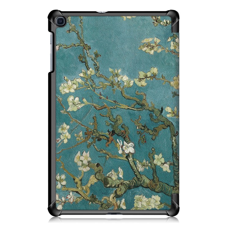Pattern Printing Tri-fold Stand Leather Tablet Cover for Samsung Galaxy Tab A 10.1 (2019) T515/T510 - Wintersweet-3