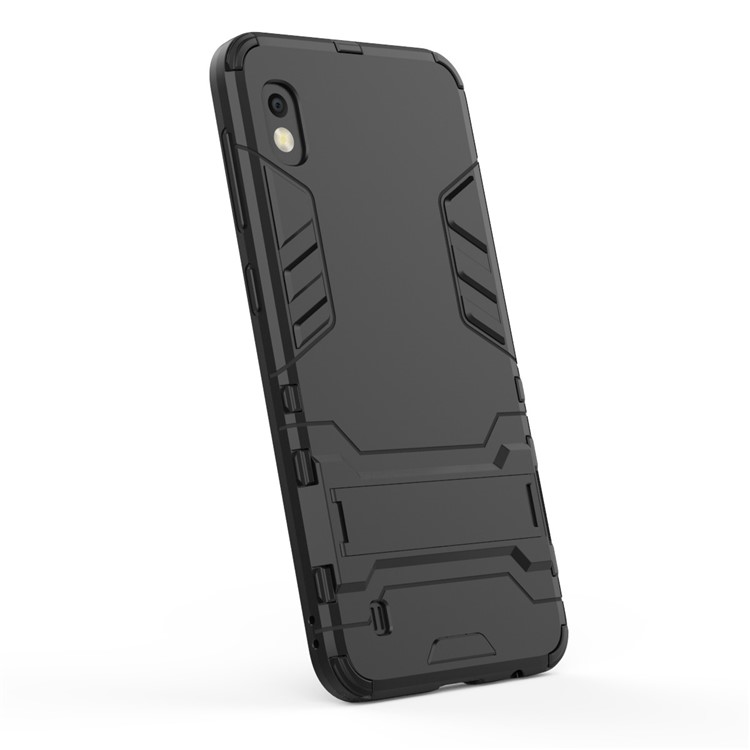 Estuche Híbrido Cool Guard PC + TPU Con Pie De Apoyo Para Samsung Galaxy A10 - Negro-2