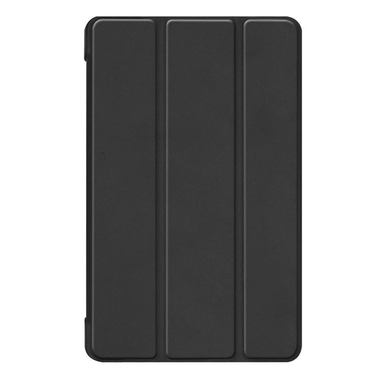 Tri-fold Stand Leather Smart Tablet Cover for Samsung Galaxy Tab A 8.0 (2019) with S Pen P200 P205 - Black-8