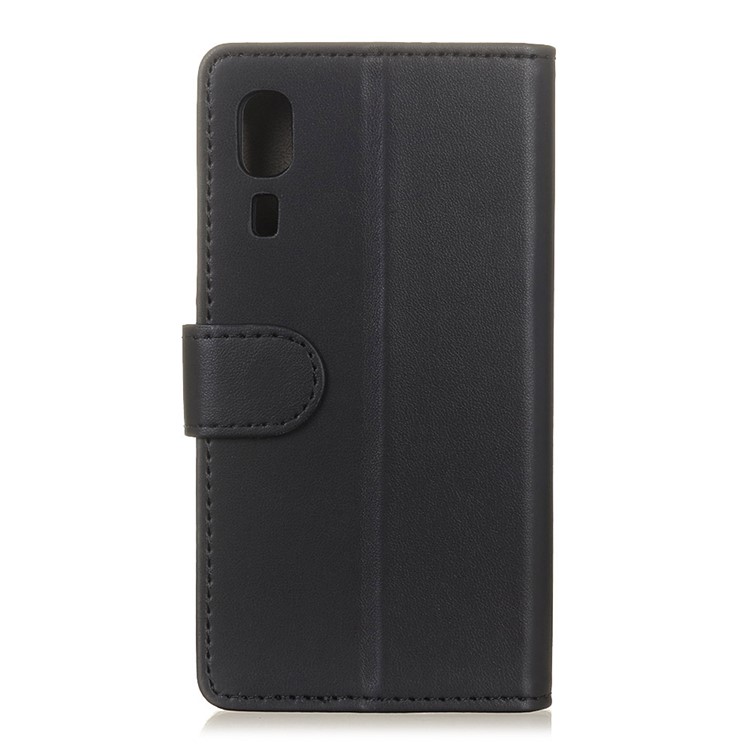 Wallet Leather Stand Case for Samsung Galaxy A2 Core - Black-5