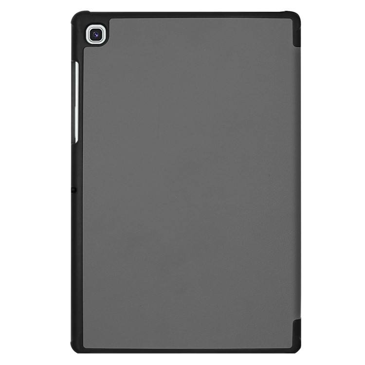 Tri-fold Stand Leather Case for Samsung Galaxy Tab S5e SM-T720 - Grey-8