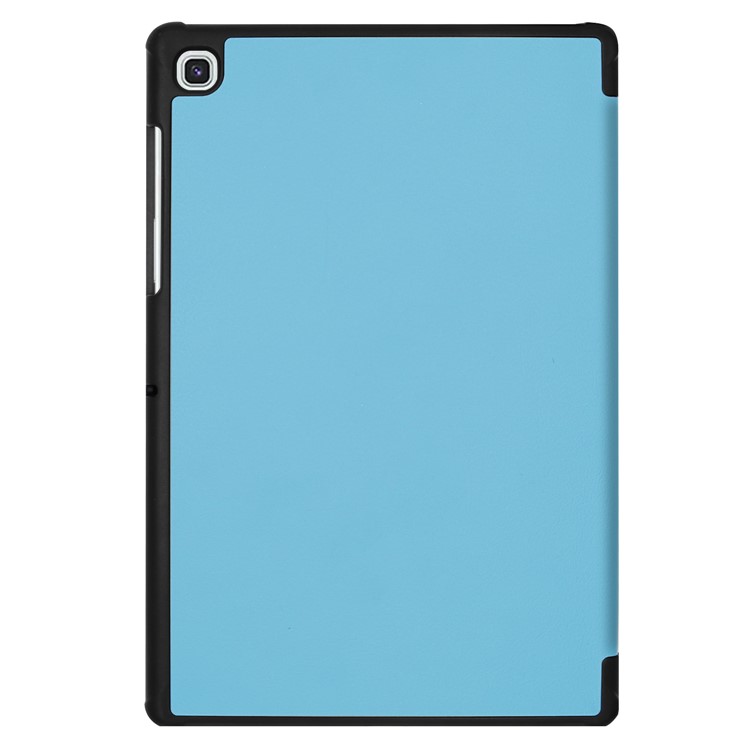 Tri-fold Stand Leather Case for Samsung Galaxy Tab S5e SM-T720 - Baby Blue-8