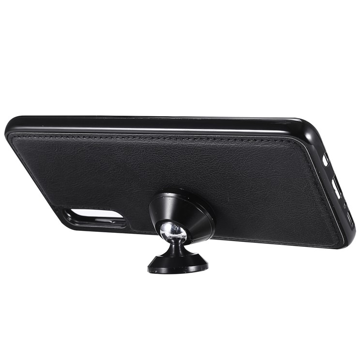 Magnetic Detachable 2-in-1 Wallet Leather Stand Case for Samsung Galaxy A70 - Black-4