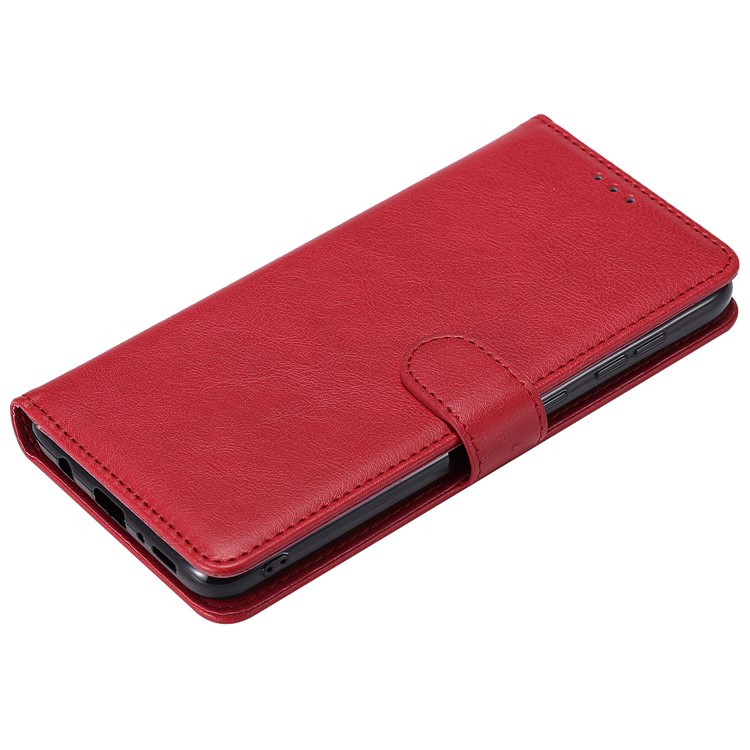 Magnetic Detachable 2-in-1 Wallet Leather Stand Case for Samsung Galaxy A70 - Red-9