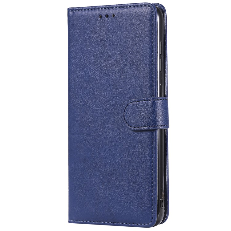 Magnetic Detachable 2-in-1 Wallet Leather Stand Case for Samsung Galaxy A70 - Blue-2