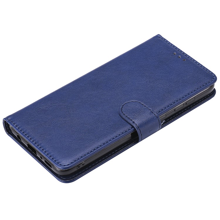 Magnetic Detachable 2-in-1 Wallet Leather Stand Case for Samsung Galaxy A70 - Blue-8