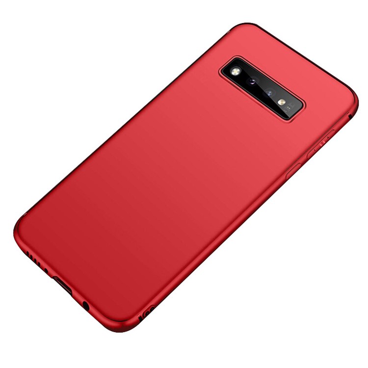 NXE Soft Series Ultra-thin Matte TPU Mobile Cover for Samsung Galaxy S10 - Red-4