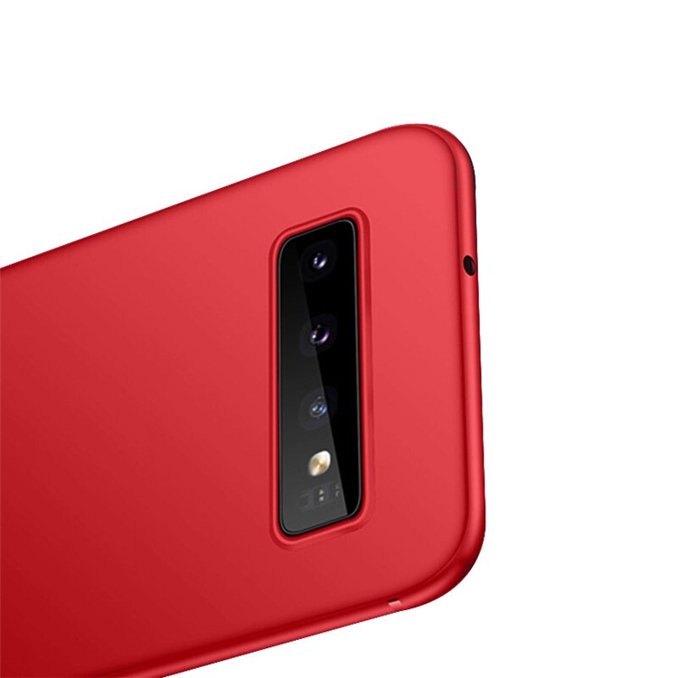 NXE Soft Series Ultra-thin Matte TPU Mobile Cover for Samsung Galaxy S10 - Red-5