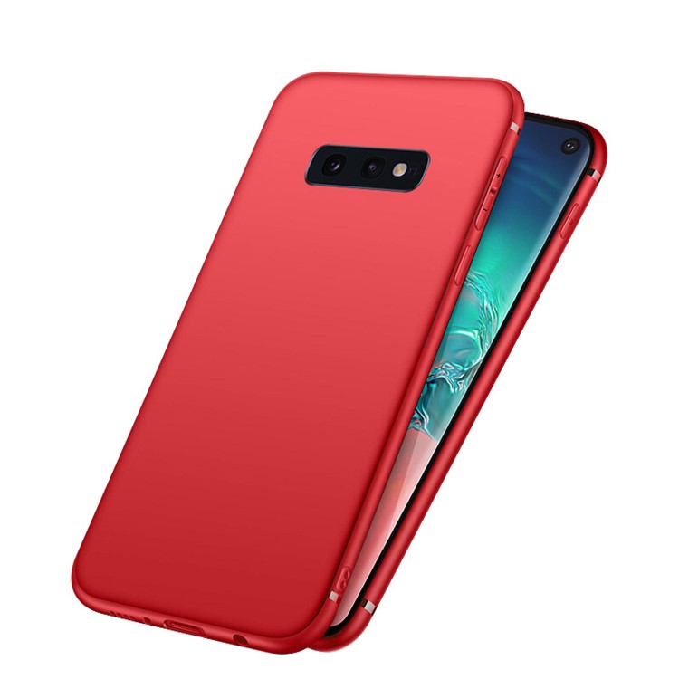NXE Soft Series Ultra-thin Matte TPU Case for Samsung Galaxy S10e - Red-1