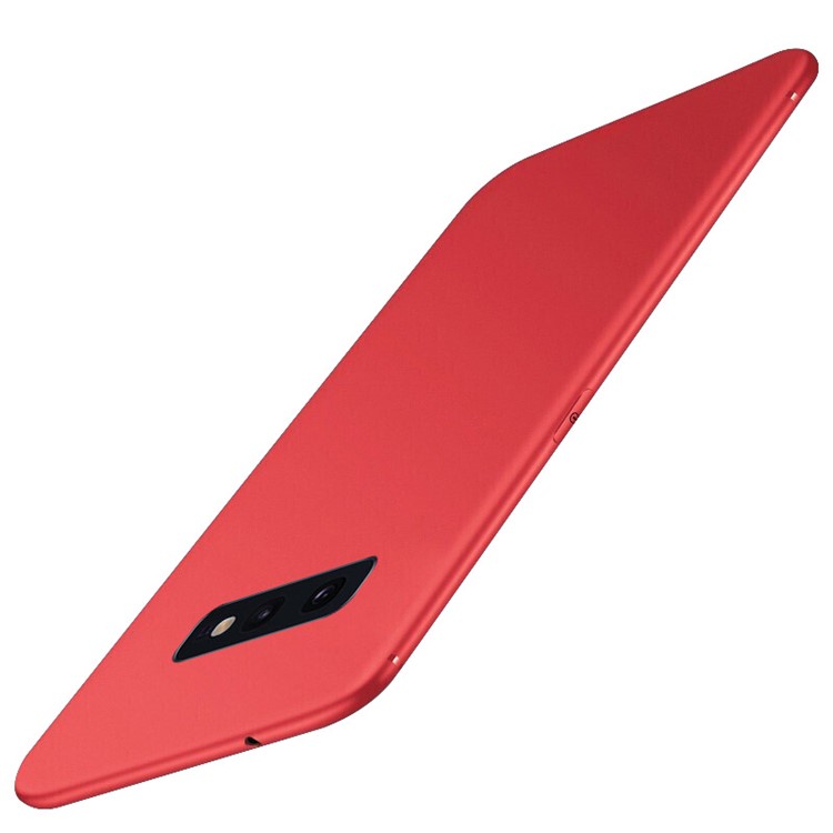 NXE Soft Series Ultra-thin Matte TPU Case for Samsung Galaxy S10e - Red-2