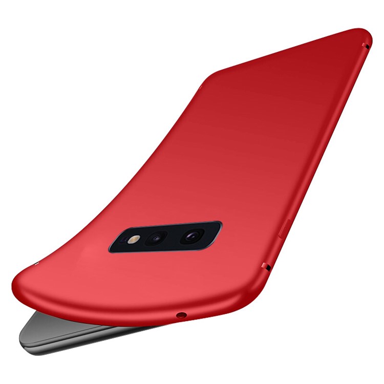NXE Soft Series Ultra-thin Matte TPU Case for Samsung Galaxy S10e - Red-3