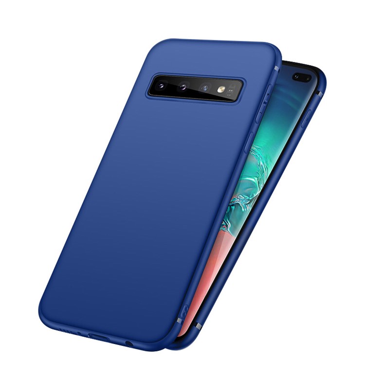 NXE Soft Series Ultra-thin Matte TPU Phone Cover for Samsung Galaxy S10 Plus - Blue-1