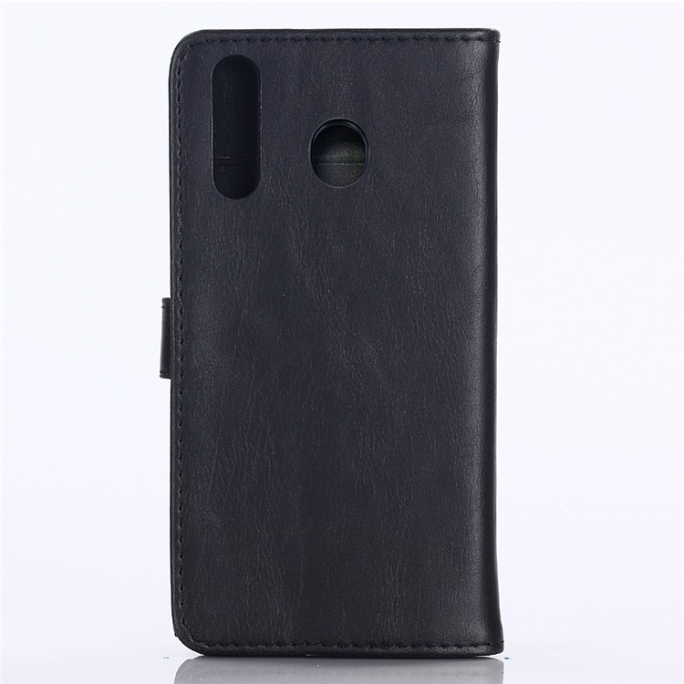 Crazy Horse Leather Wallet Protection Cover for Samsung Galaxy M30 / A40s - Black-3
