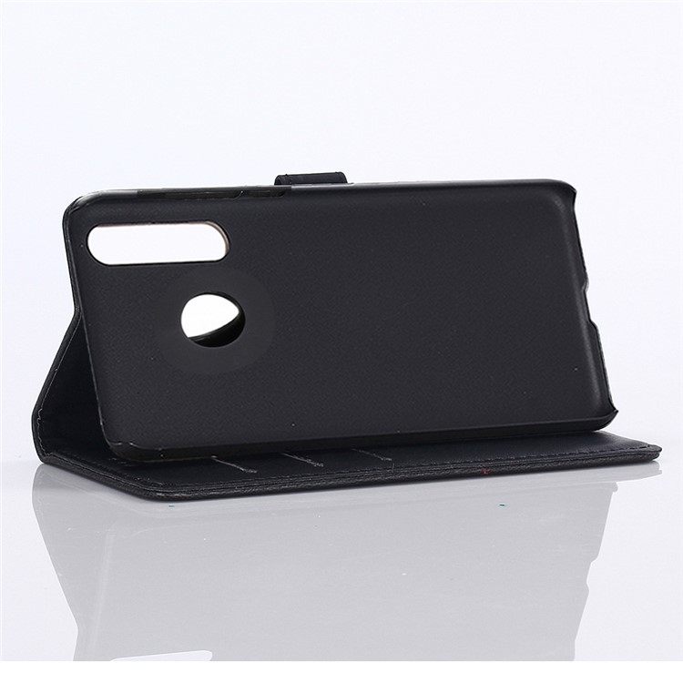 Crazy Horse Leather Wallet Protection Cover for Samsung Galaxy M30 / A40s - Black-5