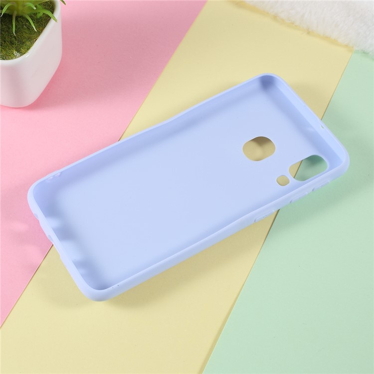 Weiche TPU-Telefonabdeckung Des Luftblasente-Musters 3D Für Samsung-Galaxie M20 - Baby Blau-3