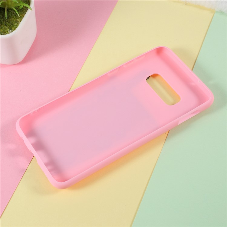 3D Bubble Tea Pattern TPU Shell Case for Samsung Galaxy S10e - Pink-4