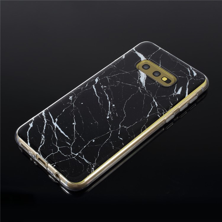 Marble Pattern Glossy IMD TPU Case for Samsung Galaxy S10e - Style A-3
