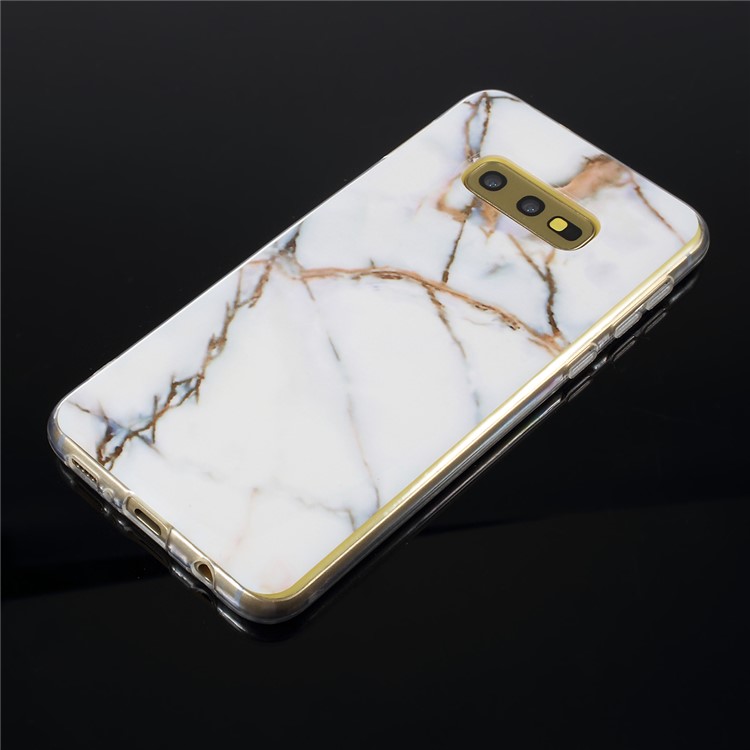 Marble Pattern Glossy IMD TPU Case for Samsung Galaxy S10e - Style C-2