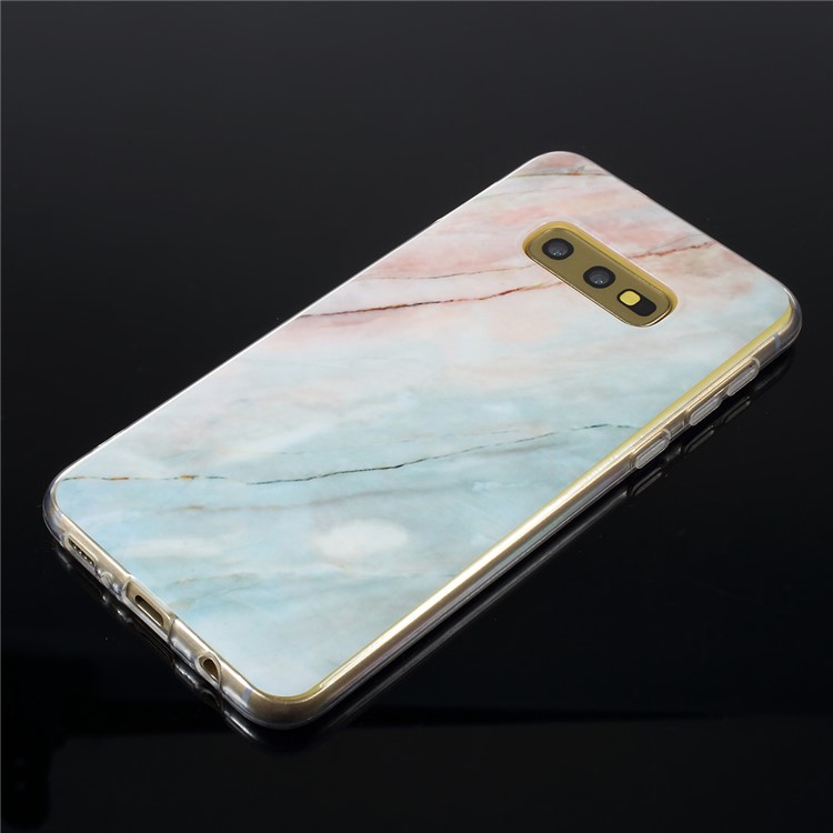 Marble Pattern Glossy IMD TPU Case for Samsung Galaxy S10e - Style D-4